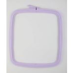 Nurge Lila Büyük (No:4) Plastik Kare Nakış Kasnağı, Çapraz Dikiş Çemberleri, Punch İğne Halkası, Kendin Yap El İşi Dikiş, ABS Plastik Nakış Çemberleri