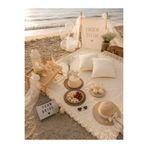 NURGİTA HOME Otantik Piknik Seti & Vintage Piknik Örtüsü & Bride Party Seti ( 5 Parça )