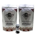 Nuri Toplar Filtre Kahve 2'li 250 gr Colombia Ve Guatemala