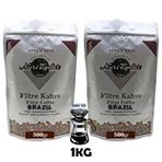 Nuri Toplar Filtre Kahve Brazil Cerrado 1000 gr