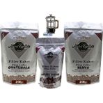 Nuri Toplar Filtre Kahve Kenya ve Guatemala House Blend 3'lü Paket - 600 gr - French Press