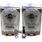 Nuri Toplar Filtre Kahveleri Ethiopia ve Brazil Yöresel Paket 2X250 gr - 500 gr - Aeropress