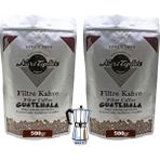 Nuri Toplar Filtre Kahvesi Guatemala Hb Ep Çekirdeği - Odun Ateşinde Kahve - 1 kg - Moka Pot