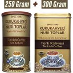 Nuri Toplar Yuvarlak ve Kare 550 gr Teneke Kutuda Türk Kahvesi
