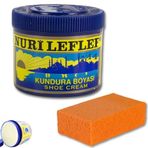 Nurileflef Ayakkabı Boyası, 200 ml, Deri Ayakkabı Bakım Kremi, Sünger Hediyeli (Naturel (Deri Besleyici))