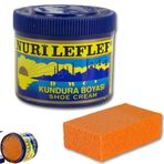 Nurileflef Ayakkabı Boyası, 200 ml, Deri Ayakkabı Bakım Kremi, Sünger Hediyeli (Taba)