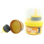 NuriLeflef Deri Cilalı Ayakkabı Boyası, Pratik Sünger Aplikatörlü Krem Boya, 50 Ml (Taba)