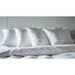Nuriye Kocakaplan Luna Elyaf Dolgulu Yastık 50X70CM 3200 Gram / 4 Adet Yastık - 50 x 70 cm - 02A-Beyaz