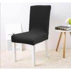 Nurlan 1 Adet Bal Peteği Desen Likra Kumaşlı Tüylenmez Yıkanabilir Sandalye Örtüsü Sandalye Kılıfı - 35 x 45 cm - Antrasit