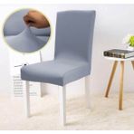 Nurlan 1 Adet Bal Peteği Desen Likra Kumaşlı Tüylenmez Yıkanabilir Sandalye Örtüsü Sandalye Kılıfı - 35 x 45 cm - Gri