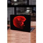 Nurline Laptop Notebook Bilgisayar Arkası Sticker Kırmızı Balık