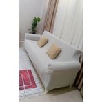 Nurluk Bohem Desen 3 Kişlik Bir Adet Lastikli Esnek Çok Kaliteli Kanepe ,çekyat Koltuk Örtüsü - 180 x 230 cm - Açık Gri - Mercan