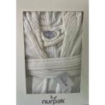 Nurpak %100 Pamuk Tek Bornoz