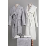 Nurpak Bamboo Aile Bornoz Seti %70 Bambu %30 Pamuk