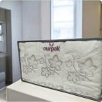 Nurpak Çınar Bambu Nakışlı Kutulu 6 Adet 50X90 El Yüz Havlusu - 50 x 90 cm - Krem