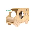 Nursoft Cat Car Ahşap Araba Kedi Evi Nr-0084