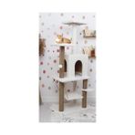 Nursoft Y-01 Lüx Kedi Tırmalama Oyun Evi Welsoft Kumaşla Tasarlandı 115 cm Yükseklik