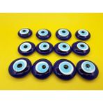 Nurtakı 12 Adet Saf Cam Nazar Boncuklu Buzdolabı Magnet
