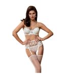 Nurteks Kadın Ekru Destekli Jartiyer Takım N2491shp, ekru, 75B