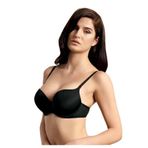 Nurteks Kadın Siyah double Push Up Sütyen, siyah, 80B