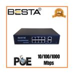 Nurton 10 Port Gigabit Poe Switch 10/100/1000 Mbps 8 Port Poe BST1020G
