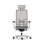 nurus ME TOO Fluid Motion Plus® PP Ayak Başlıklı Gri Çalışma Koltuğu (Koyu Gri)