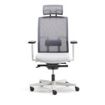 nurus ME TOO Fluid Motion Plus® PP Ayak Başlıklı Gri Çalışma Koltuğu