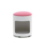 nurus R2 Kumaş Puf(Beyaz/Pembe)