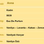 Nurxos 9939 Anna EDP 30 ml Kadın Parfümü
