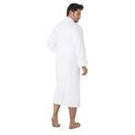 Nuşa Bambo cotton Erkek Bornozu Beyaz 3XL