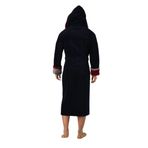 Nuşa Çift Renk Bambu Cotton Erkek Bornozu Lacivert L/XL L-XL