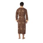 Nuşa Kahve Bambo cotton Erkek Sabahlık Kahve 3XL