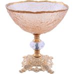 Nusnus Terra Bal Gold Metal Ayaklı Çerezlik 6'lı