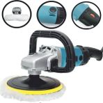 Nuspower Polisaj Makinesi – 6 Kademeli Pasta Cila Kiti - 180 mm 1800 Watt Devir Ayarlı