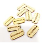 Nusrat Bilişim Çanta Aksesuar 1.1X2.3 Cm Cm Ahşap Etiket 1 Adet No:2