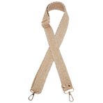 Nusrat Bilişim Çanta Aksesuar 120x3 cm Jüt Kolon Çanta Sapı Gold Simli Light Gold Metalli