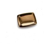 Nusrat Bilişim Çanta Aksesuar 4x3 cm Metal Plaka Süs Light Gold Renk 1 Adet
