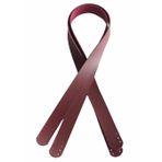 Nusrat Bilişim Çanta Aksesuar 70X2.4 Cm, Tek Kat Suni Deri Bordo Renk Çift Sap