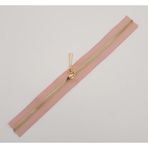Nusrat Bilişim Çanta Aksesuar Başlıklı Fermuar 30 Cm Light Gold Metal Pudra Renk