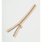 Nusrat Bilişim Çanta Aksesuar Başlıklı Fermuar 30 Cm Light Gold Metal Somon