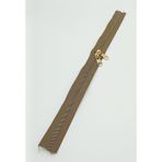 Nusrat Bilişim Çanta Aksesuar Çift Başlı Vizon Fermuar Light Gold Metal 40 Cm