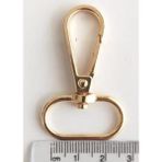 Nusrat Bilişim Çanta Aksesuar Kanca 2.5 Cm Light Gold 1 Adet Renksiz