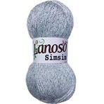 Nusrat Bilişim Çanta Aksesuar Lanoso simsim no: 955 ( Gri Gümüş Sim) Renksiz