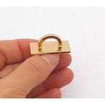 Nusrat Bilişim Çanta Aksesuar Light Gold 3X1.2 Cm Köprü Aparatı