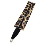 Nusrat Bilişim Çanta Aksesuar Rugan Croco Leopar Renk 28 Cm Derili Fermuar Gümüş Metalli