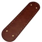 Nusrat Bilişim Çanta Aksesuar Suni Deri 37x10 cm Oval Çanta Tabanı Taba Renk Light Gold Aparatlı