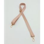 Nusrat Bilişim Çanta Aksesuar Suni Deri Ayarlı Çanta Sapı 120X2.4 Cm Pudra Light Gold Metal