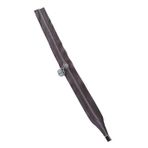 Nusrat Bilişim Çanta Aksesuar Tek Stoplu 45 Cm Fermuar Gümüş Metal Kahverengi Renk