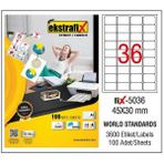 Nusrat Bilişim Ekstrafix Laser Etiket 45X30 Laser-Copy-Inkjet FİX-5036