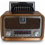 Nusrat Bilişim Everton RT-653 Solarlı,şarjlı Nostaljik Radyo (Bluetooth-Usb-Sd-Fm )